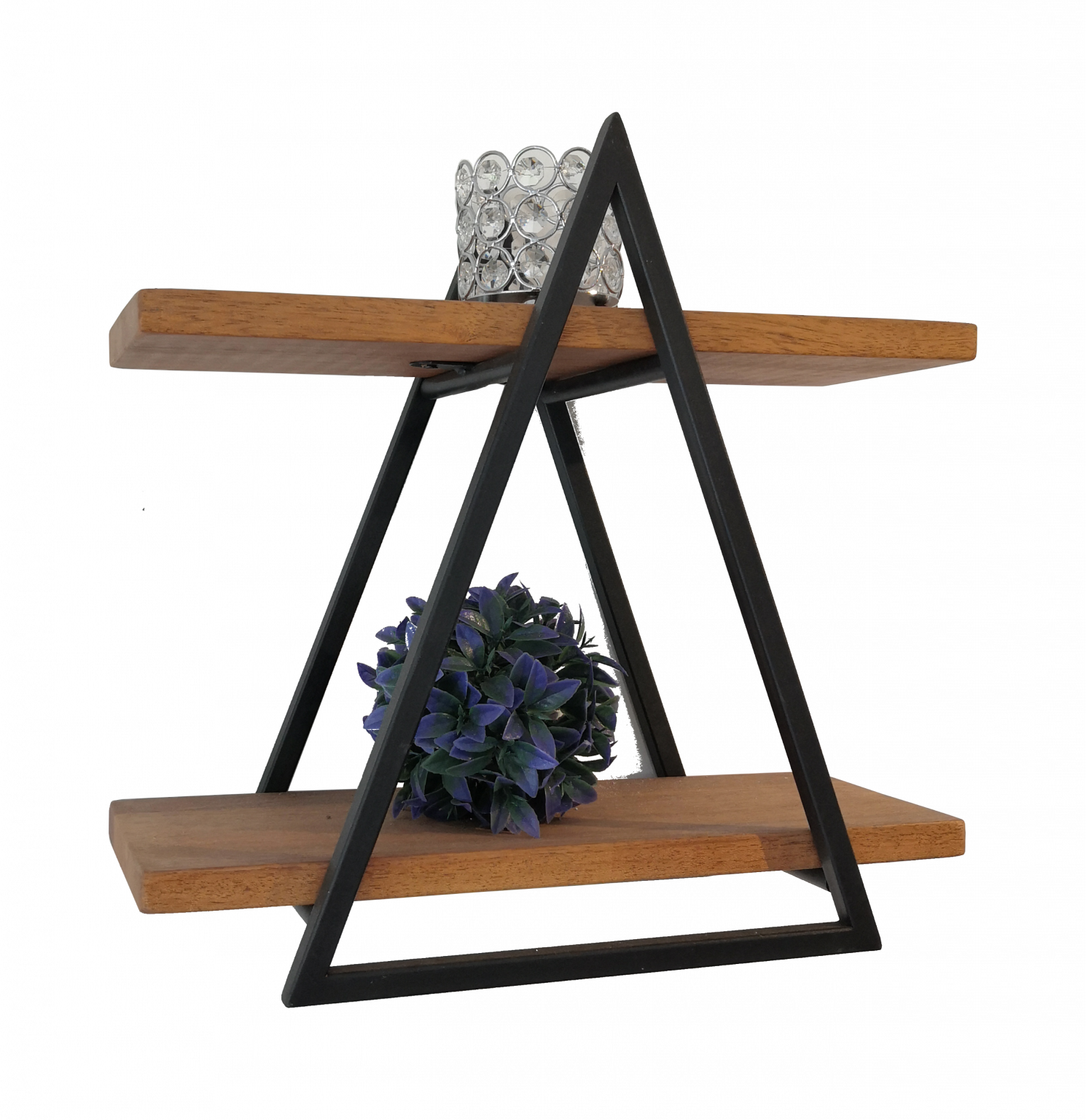 HILL Solid Wood Wall Shelf (Pyramid) Bao Wood